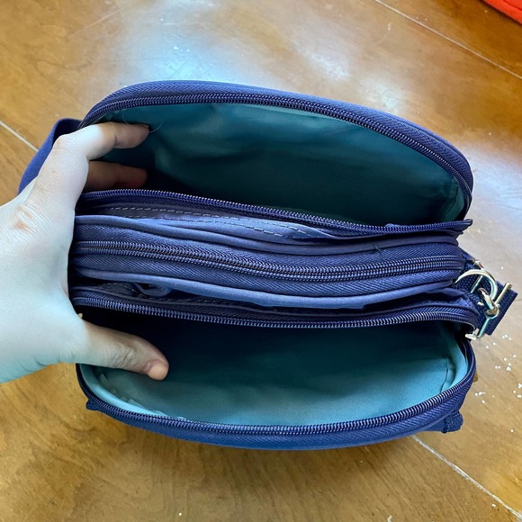 Expandable Bag Purple Ricardo Shoulder Bag Waist Pack Duffel Adjustable Strap - Picture 5 of 10